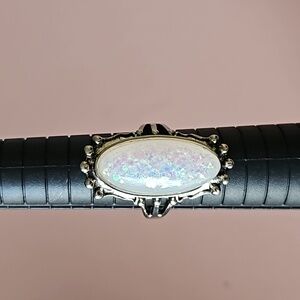 Faux opal ring size 8